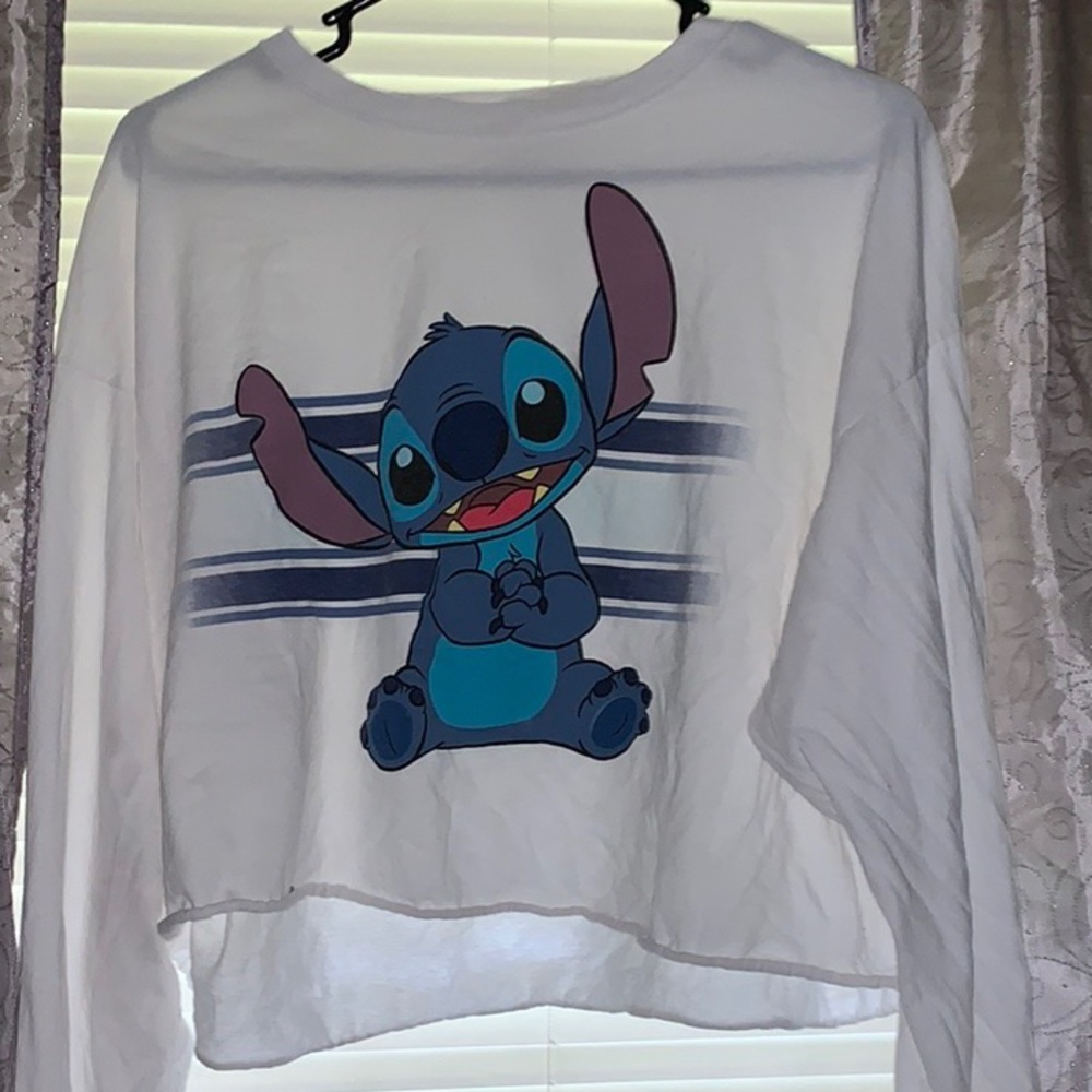 Long sleeve Stitch crop top